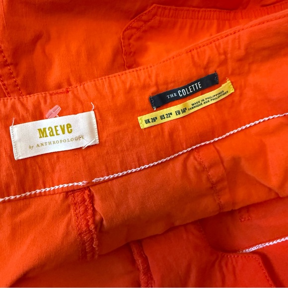 Anthropologie Maeve Colette Crop Wide Leg Linen Blend Pants - Picture 6 of 12